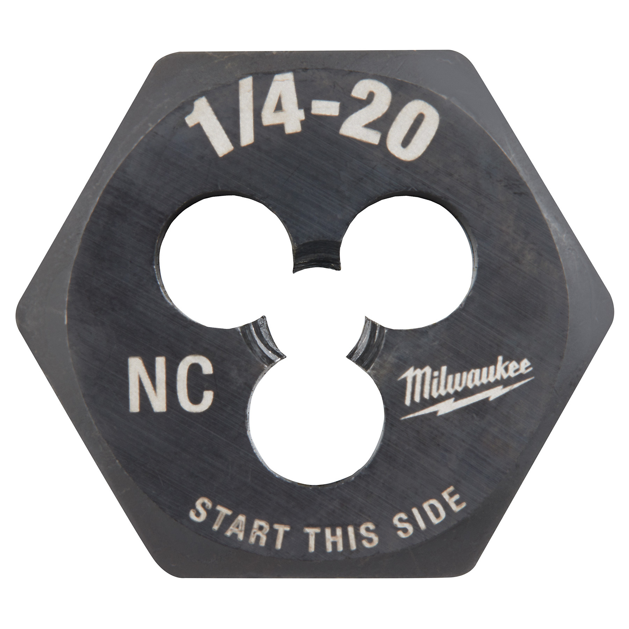 Milwaukee 1/4"-20 NC 1-Inch Hex Threading Die, Model# 49-57-5334